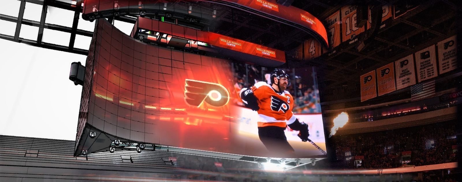 Xfinity Mobile Arena display system